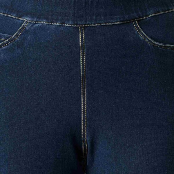 Navy Blue Denim Jeggings - Image 2