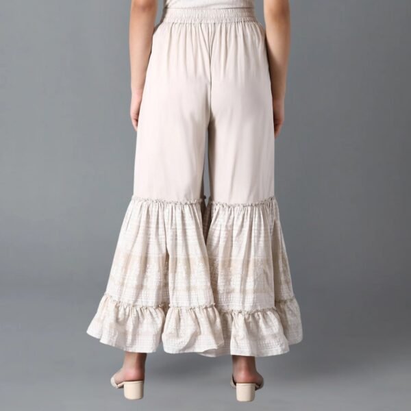 Off-White Printed Sharara - Image 4