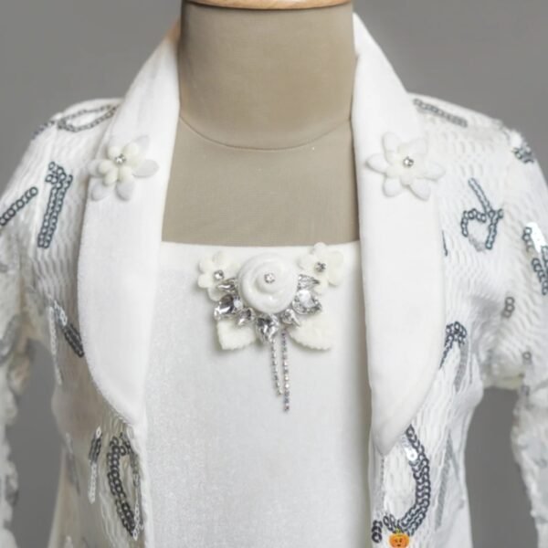 Sequin Midi for Girls with Jacket - Image 2