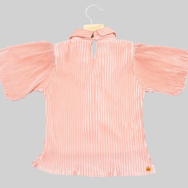 Striped Half Sleeves Girls Top - Image 2