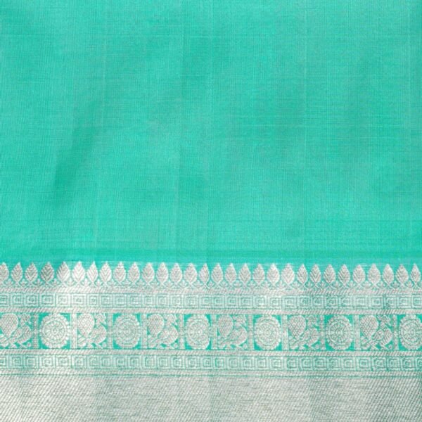 Venkatagiri Silk Royal Blue Saree - Image 4